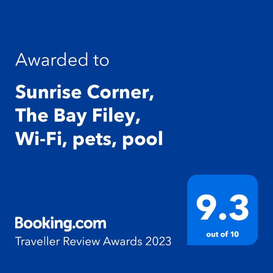 Sunrise Corner, The Bay Filey, Wi-Fi, Pets, Pool Apartment Exterior photo
